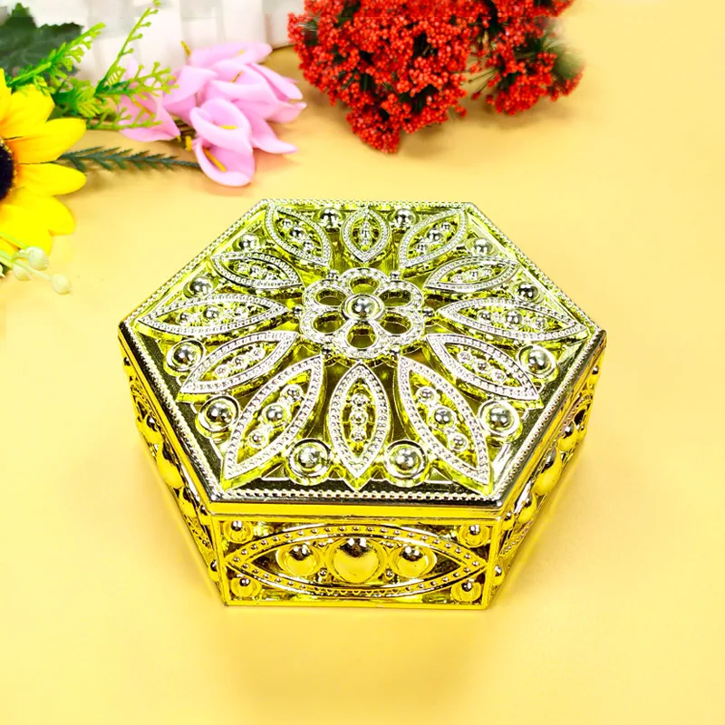 Трансграничная поставка креативная гальваническая золотая и серебряная коробка