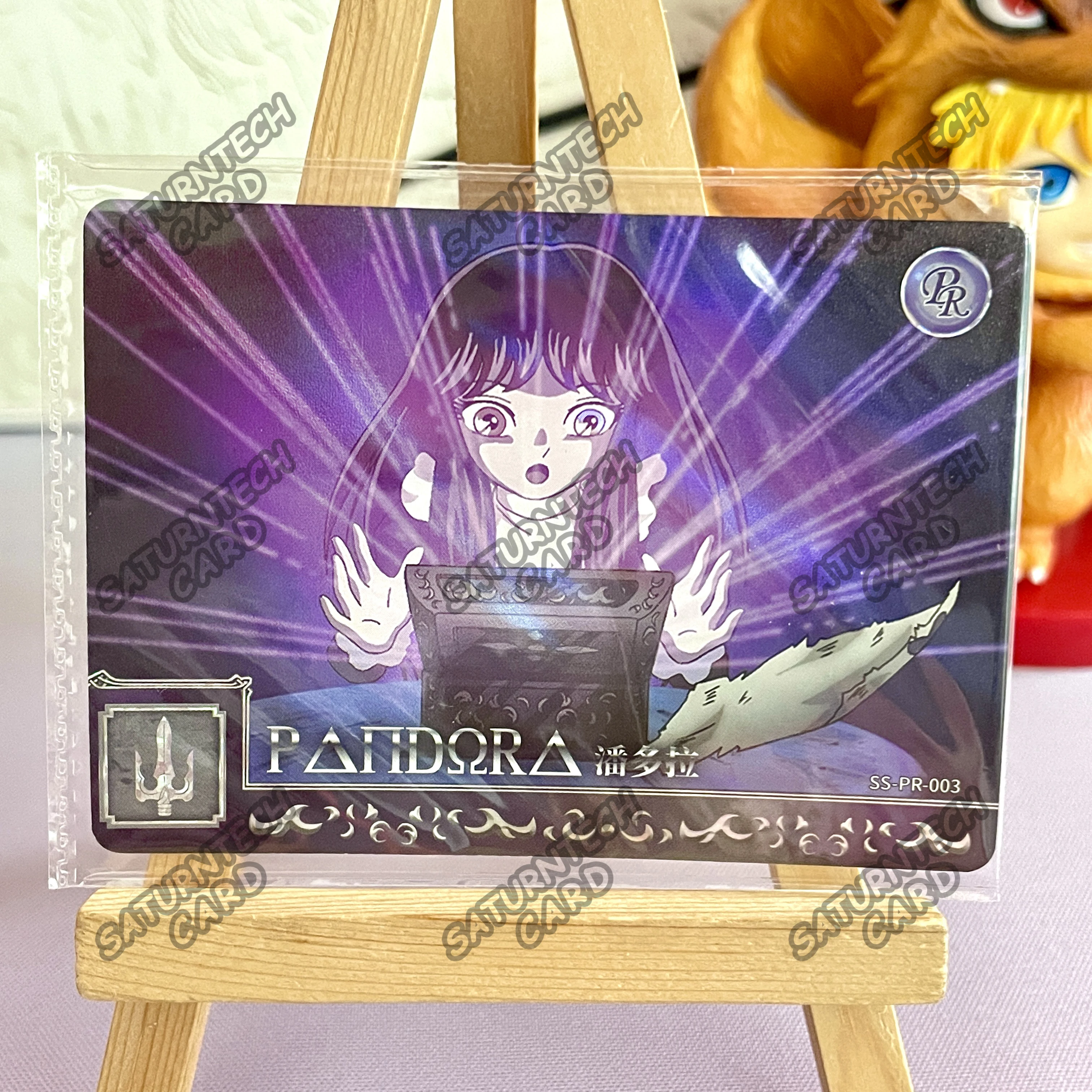 Фото KAYOU Saint Seiya Card PR 01-22 Series 2 3 Saori Kido Panda Holy Cloak Awake Athena Аниме Коллекционная карта Детская игрушка в подарок №5