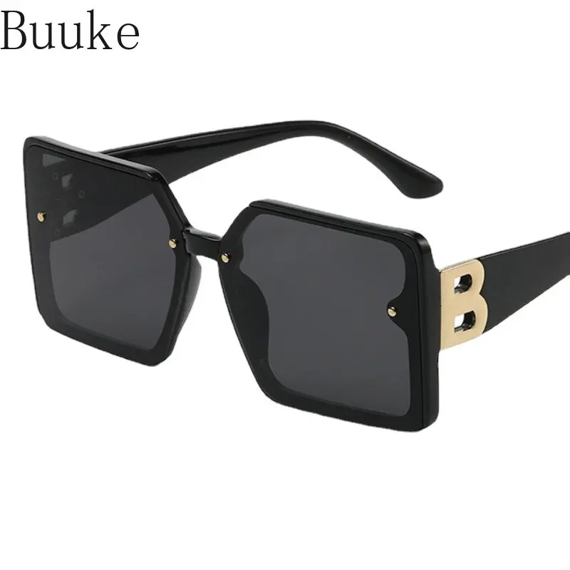 

Fashion Square Sunglasses for Women Men Retro Oversized Frame Luxury Sun Glasses Ins Trending Shades UV400 Ladies Eyewear