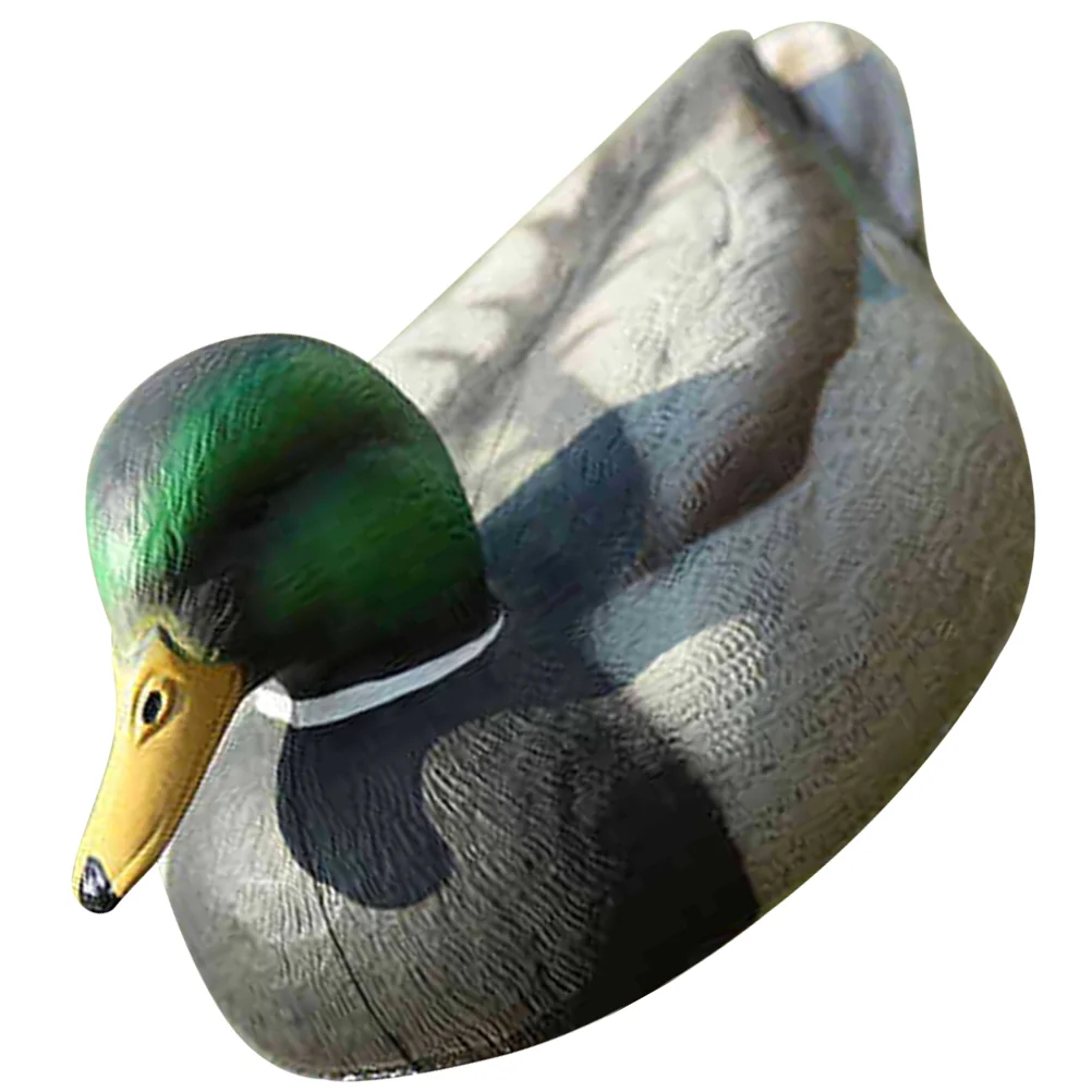

Bait Duck Floating Simulated Craft Decorative Figurine Wear-resistant Faux Supply