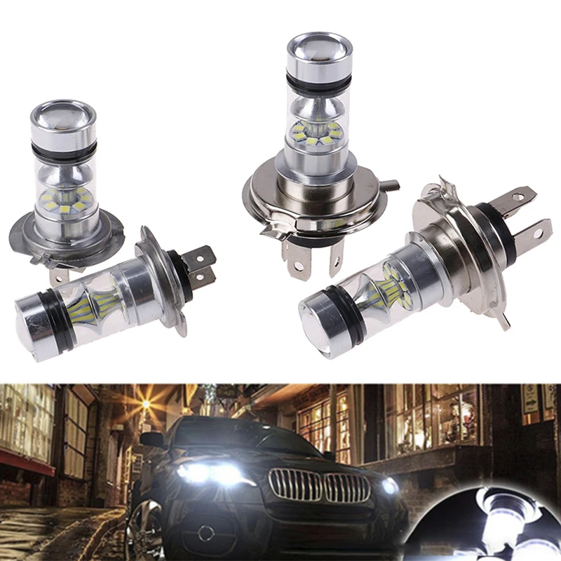 

2 шт., Автомобильные светодиодные противотуманные фары, 100 Вт, 12-24 В