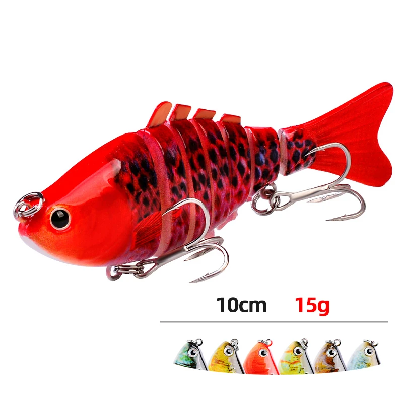 

1 шт. блесна для троллинга, Плавающий Гольян, воблер, многосекционный жесткий приманка мм/15 г, искусственный кренкбейт, джиг, рыба, рыболовная...