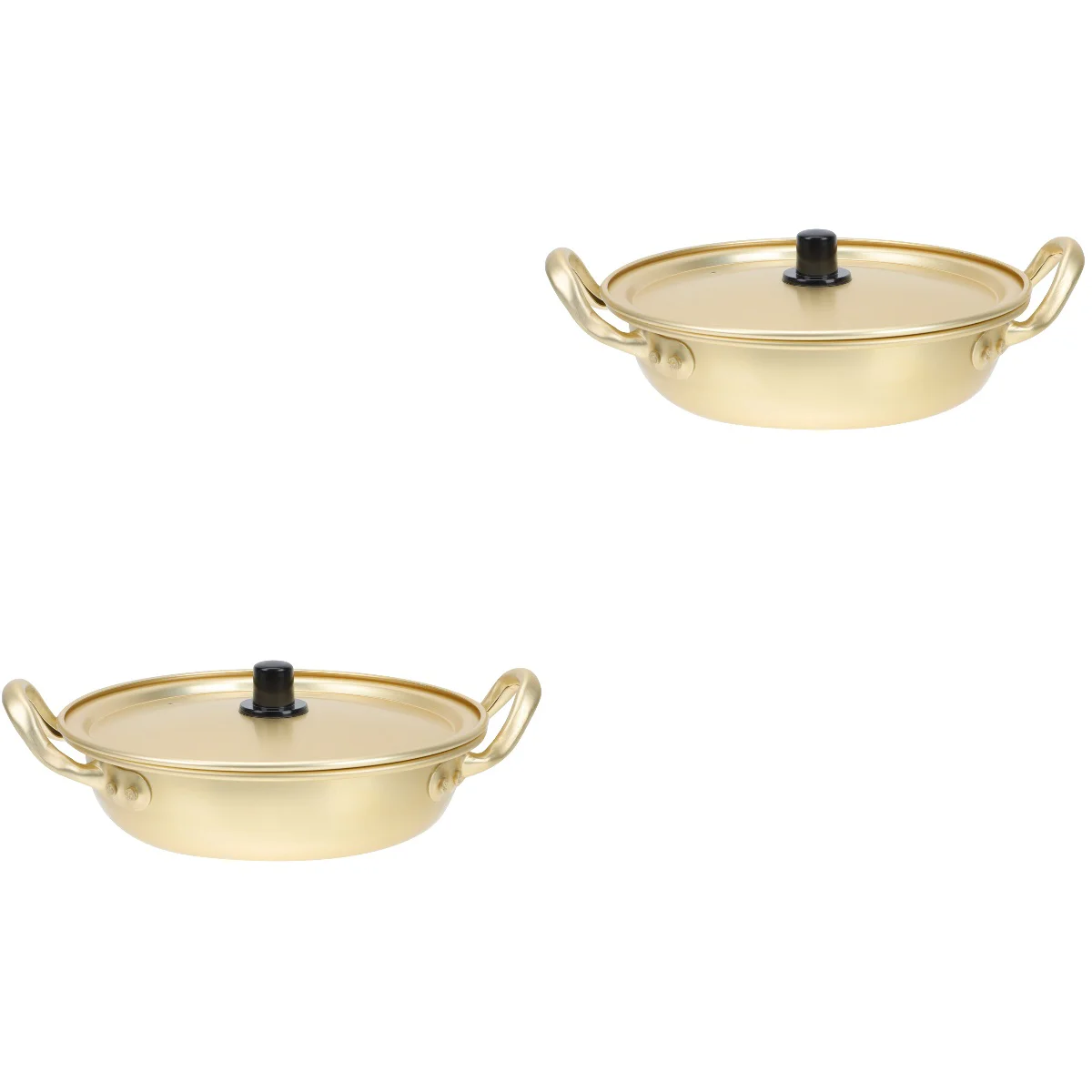 

Pot Korean Soup Cooking Pan Ramen Handle Saucepan Japanese Aluminum Noodledouble Noodles Stock Kitchen Instant Small Cooker