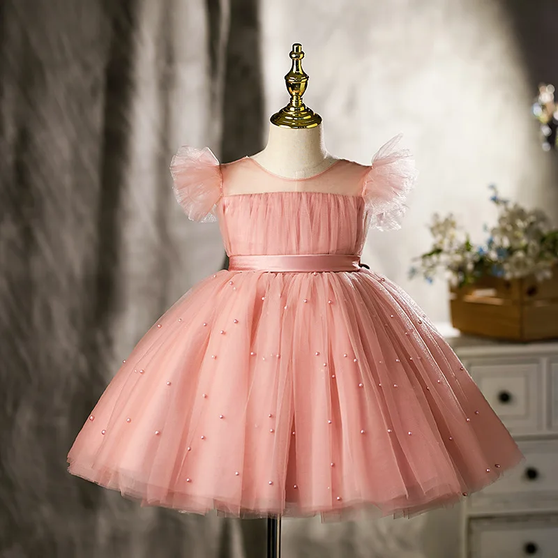 

Princess Girl Dress Children's Girly Dresses for Prom Elegant Wedding Clothes Ball Gown Robe Girls Eid Formal Party Baby 2023