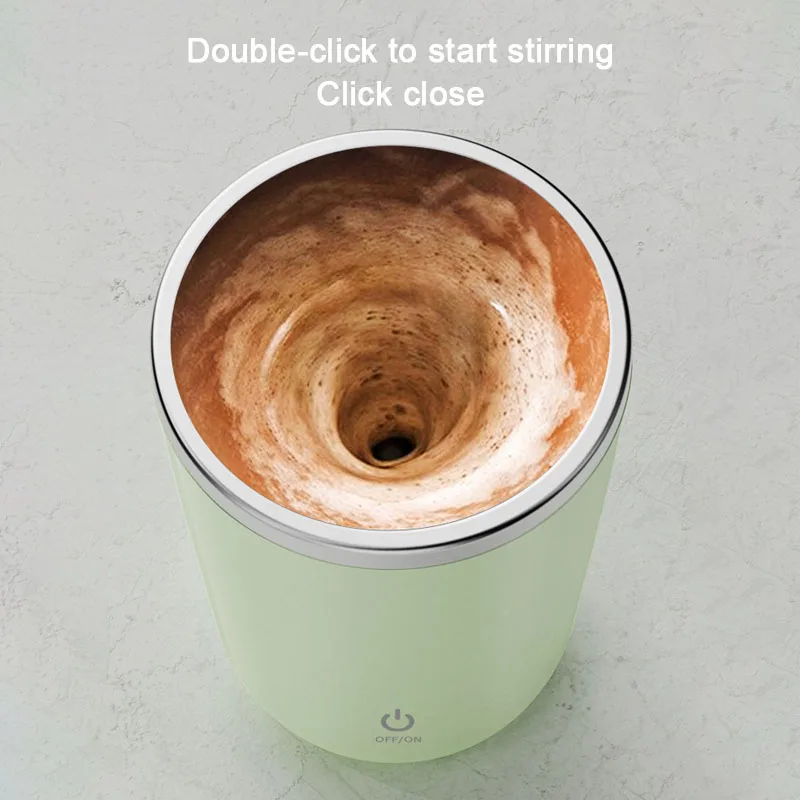 

USB Rechargeable Automatic Coffee Mixing Cup Self Stirring Magnetic Mug Stainless Steel Milk Cup Blender Smart Mixer Water Cup