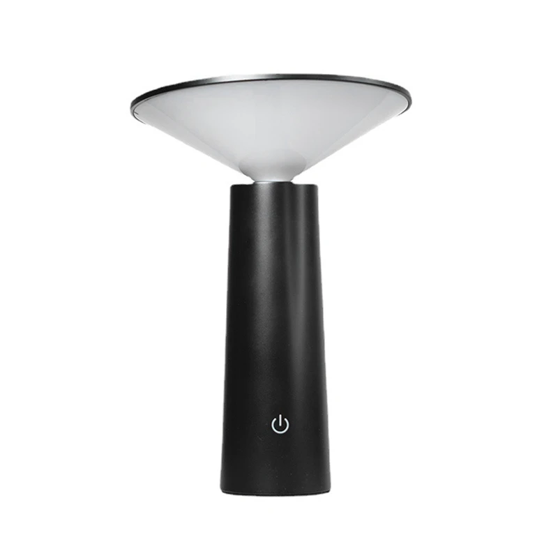 

1Set LED Touch Sensor Table Lamp 1200Mah Rechargeable Night Light 3 Levels Of Adjustable Brightness ABS For Desk Bedroom Decor