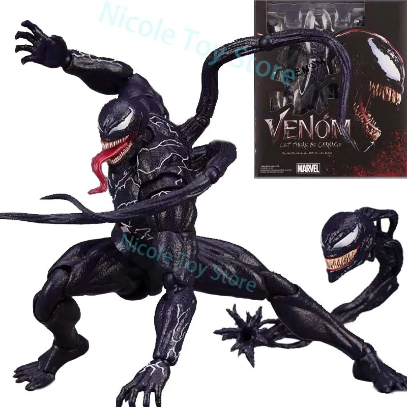 

SHF Marvel Venom 2 Figuarts Venom: Let There Be Carnage Action Figures Collectible Model Toys Joint Movable Doll for Kids Gift