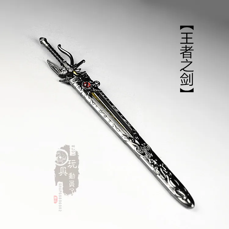 

1/6 miniature weapon king's sword 12 inch soldier weapon model is in stock