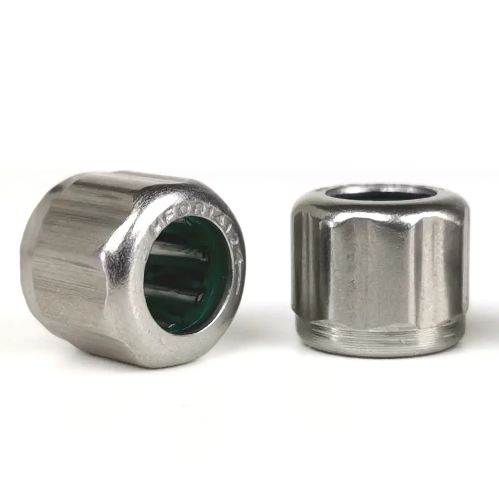 

2 Pcs Needle Roller Bearings One Way Bearing Small Octagonal Bearings Industrial Bearings with Nice Load Carrying Capacity