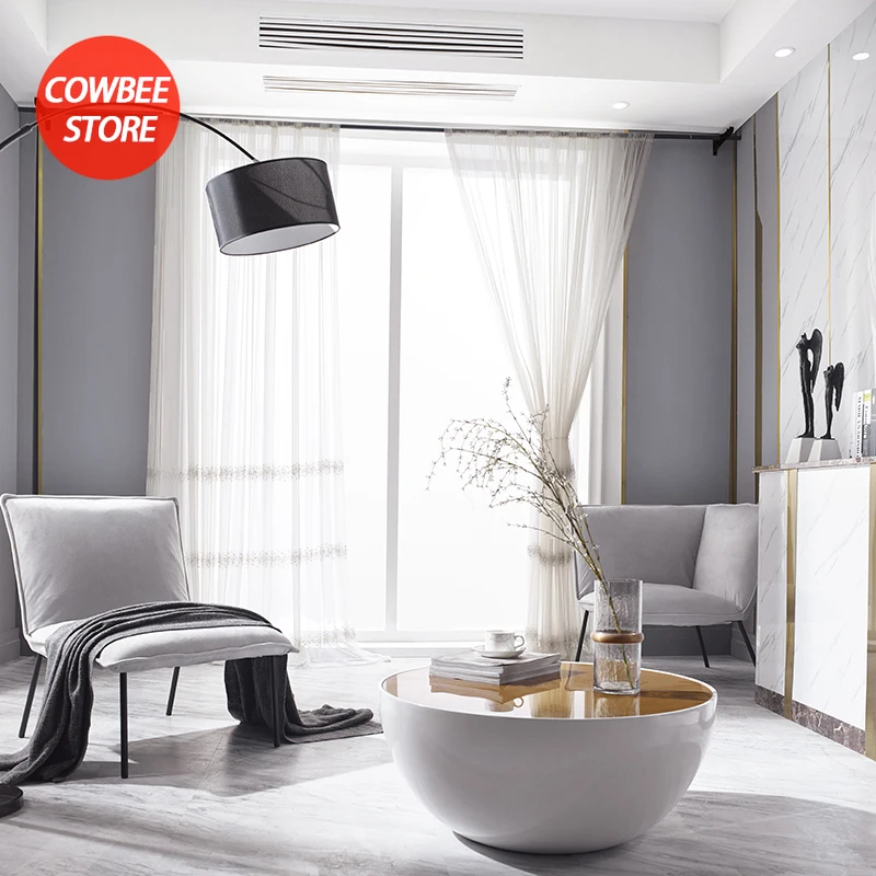 modern european tulle curtains for the living dining room bedroom pearl screens windows backdrop grey curtains luxury decorate free global shipping