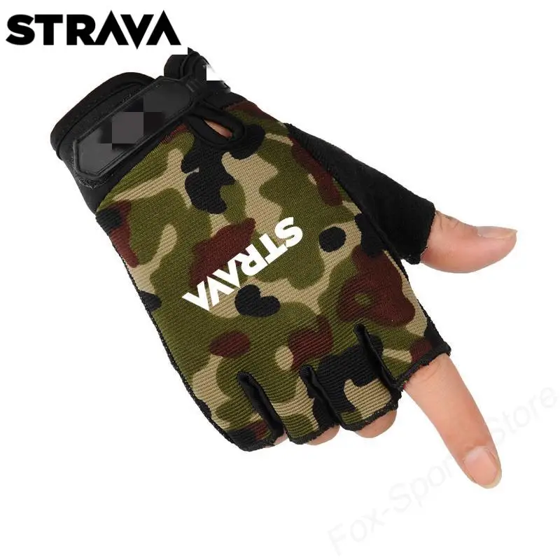 

Breathable Mtb Gloves Road Bike Men's Cycling Gloves Fingerless Bicycle Sport Cycling Equipment Motorcyclist Strava Gym Gloves