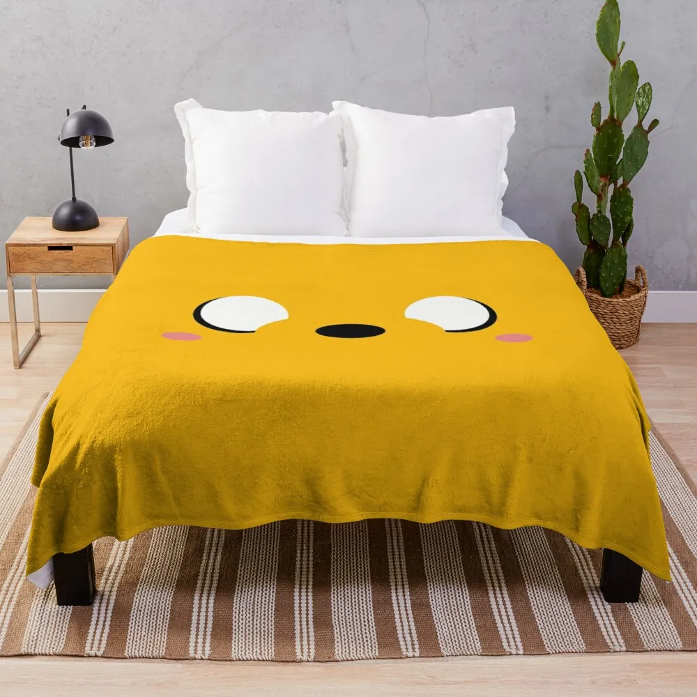 

Пушистое дизайнерское одеяло Adventure Time - Jake