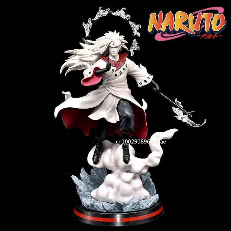 

38CM Anime Naruto Figure GK Uchiha Hagoromo Ōtsutsuki Action PVC Figure Figurine Men's Ornament Collectibles Children's Gift Toy