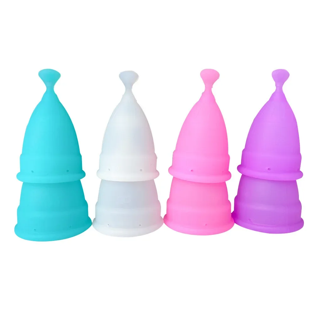 

Women Menstrual Cup Medical Grade Silicone Feminine Period Cup Hygiene Copa Menstrual de Silicone Medica Reusable Menstrual Cup