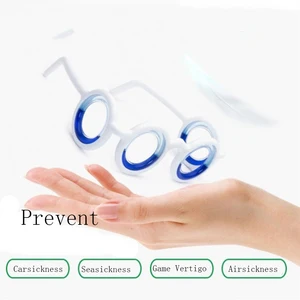 Imported Detachable Car Sickness Glasses Portable Foldable Travel Sports Glasses Anti-Motion Vomit Cruise Shi