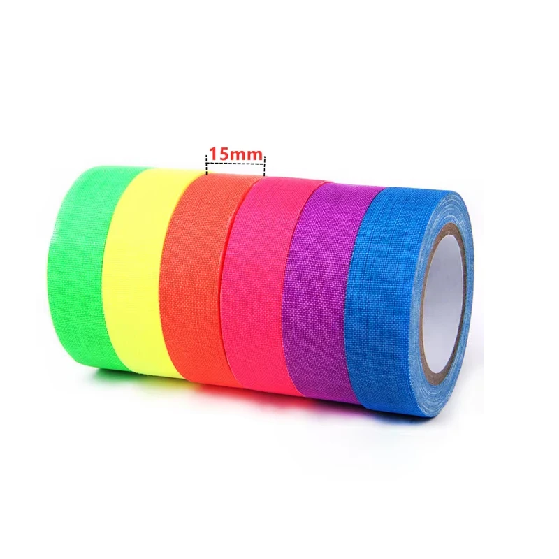 

Флуоресцентная клейкая лента Gaffer RBZ-0331, хлопок, 6 рулонов