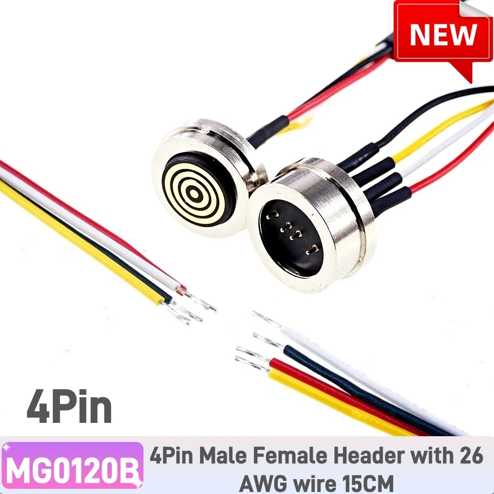 

360o Магнитный круглый PogoPin Беспроблемный разъем 2A Мужской Женский Металлический Пружинный 3 4-контактный провод зарядного устройства постоянного тока JST SM