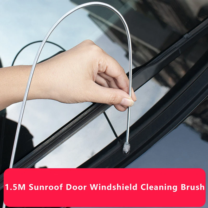 

Car Styling Sunroof Door windshield Cleaning brush drain hole is blocked auto Sunroof Drain Pipe Clean Brush Cleaning tools