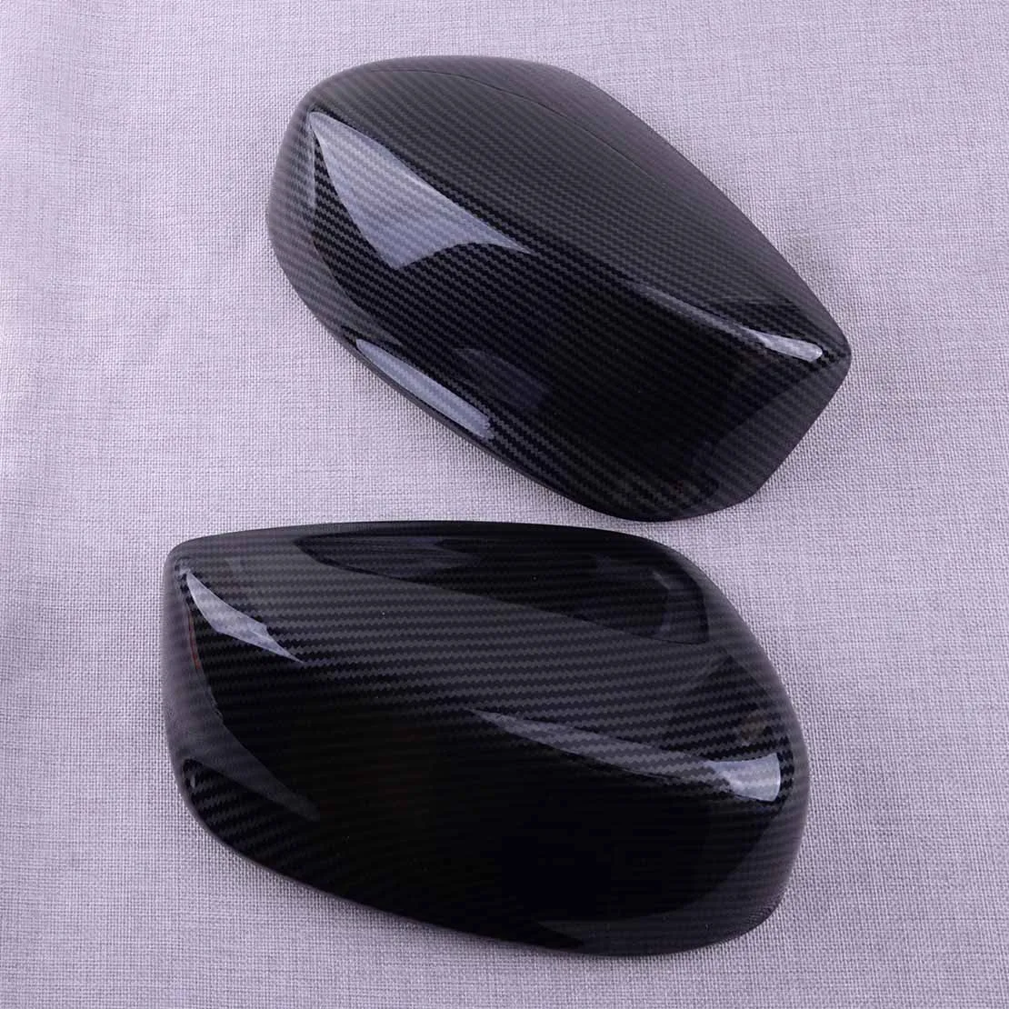 

1 Pair Side Door Wing Rear View Mirror Cover Trim Cap Fit for Honda Accord 2017 2016 2015 2014 2013 Carbon Fiber Style Black