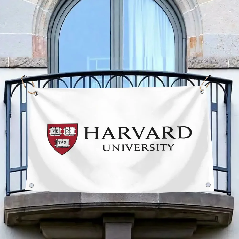 H-harvard U-university Прапор Гордости Односторонний Печатный Полиэстер Открытый Крытый