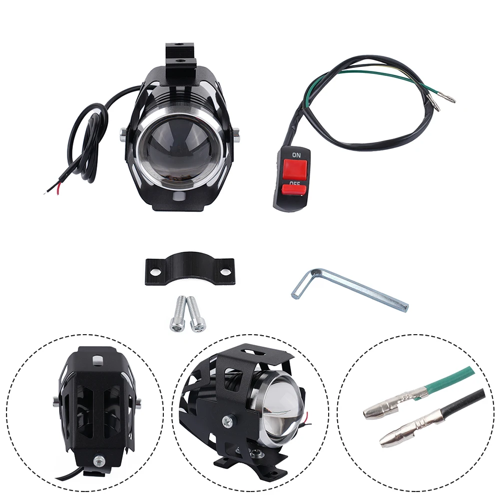 

1set Motorcycle LED Headlight DC12V-85V U5 Driving Headlight Universal For BMW R1200RT S1000R Replacement Parts
