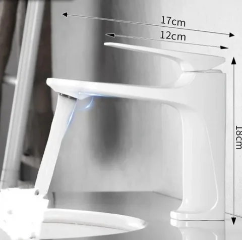 Смеситель для раковины в ванной комнате с латунным сердечником, смеситель для умывальника с одной ручкой на столешнице, смеситель для горячей и холодной воды, бытовой