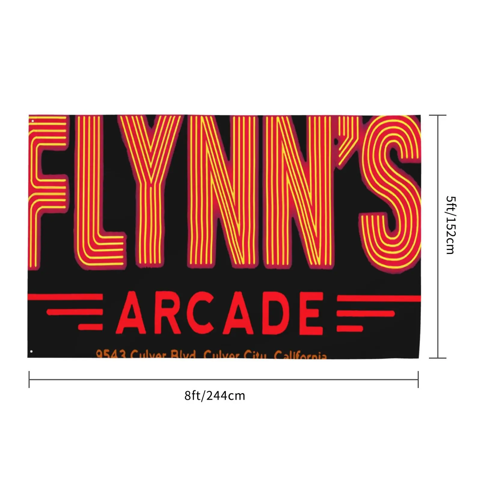 Флаг садовый Flynns Arcade Tron Old Skool Encom 4636 Польша радуга Хэллоуин Россия Канада