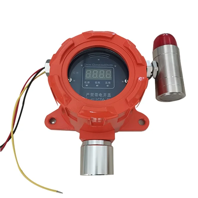 

China factory supply high precision fixed single combustible or toxic gas detector with light and sound