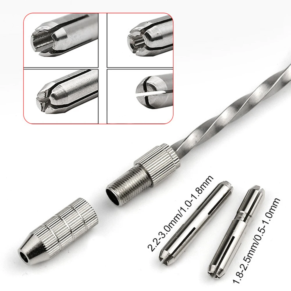 Синяя удлиненная полуавтоматическая ручная спиральная дрель 0 8-3 мм янтарный