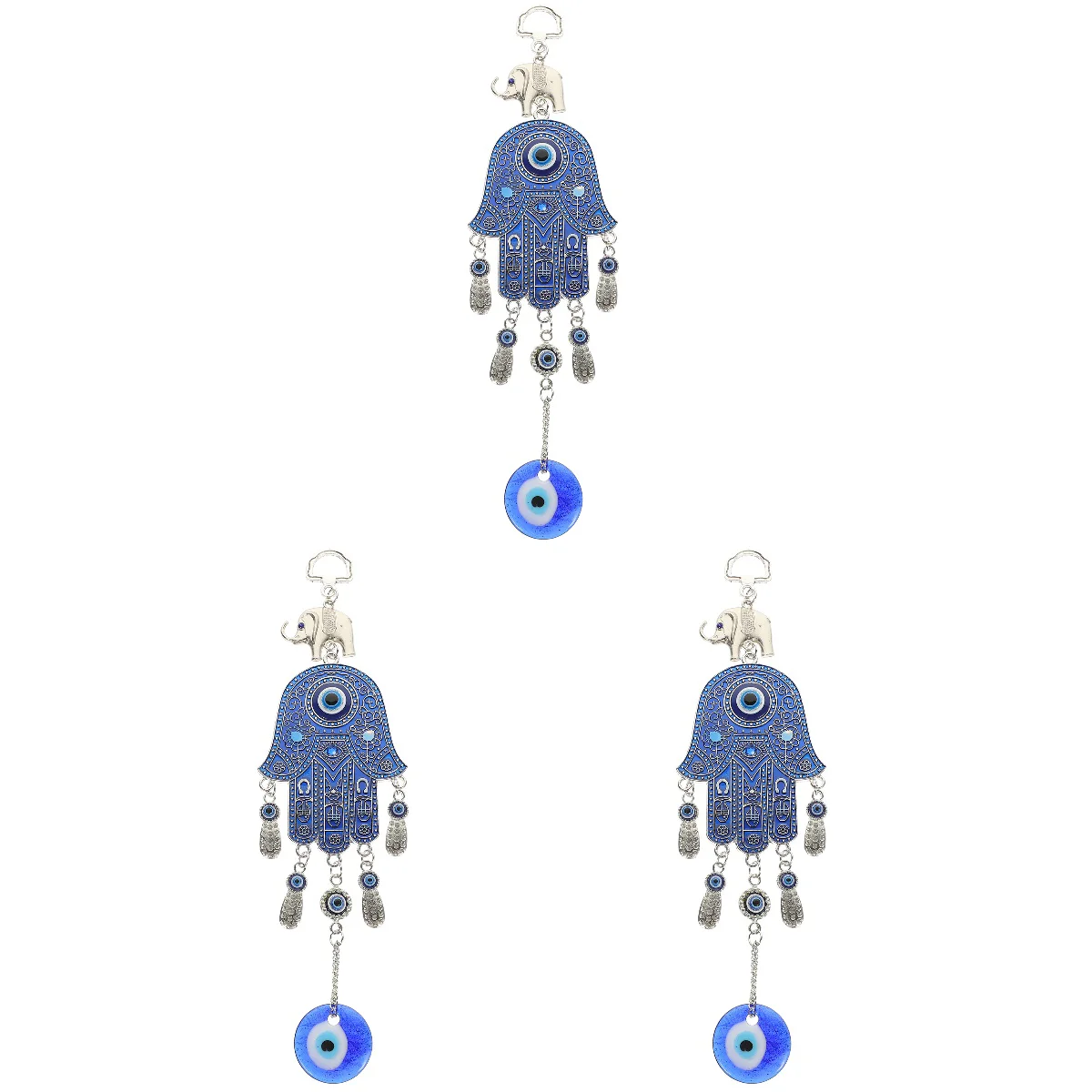 

Eye Evil Hanging Amulet Ornament Hamsa Blue Decor Hand Turkish Car Charm Wall Pendant Catcher Dream Lucky Rear View