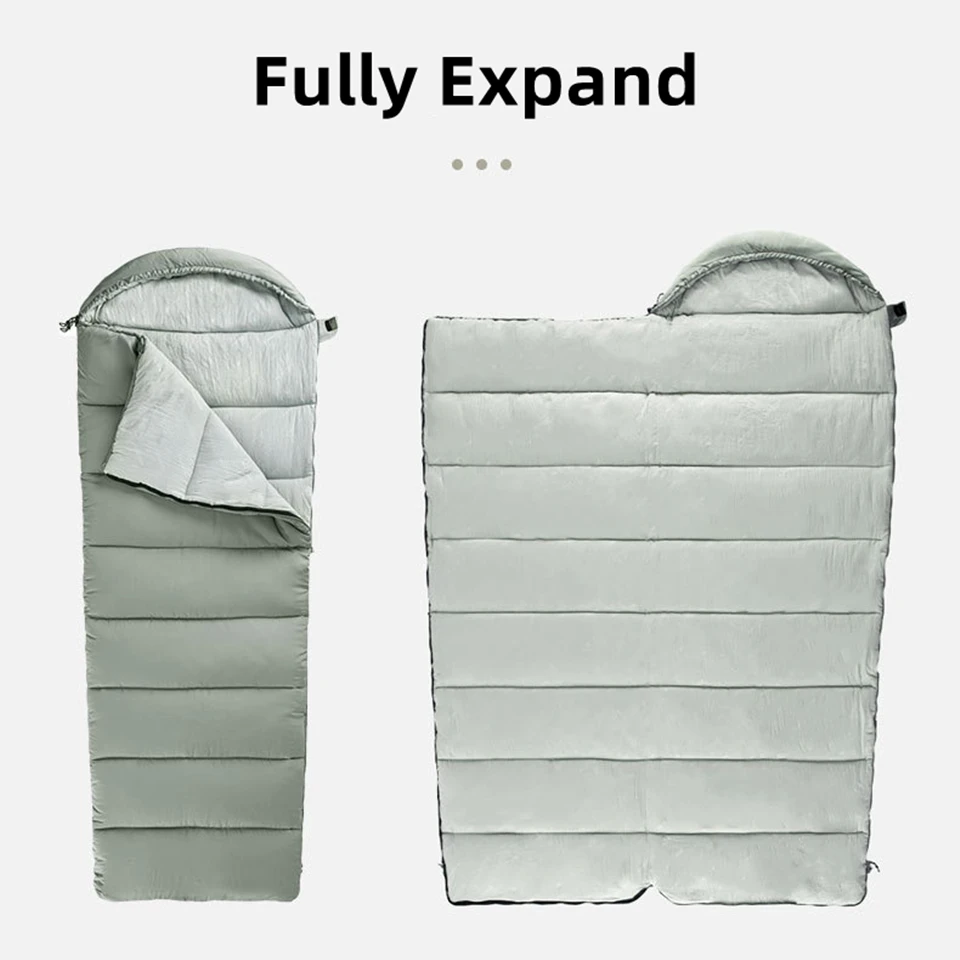 

Хлопковый спальный мешок-конверт, Водонепроницаемый моющийся, для отдыха на открытом воздухе, 3 сезона, мягкий и приятный для кожи, для взрослых, теплый