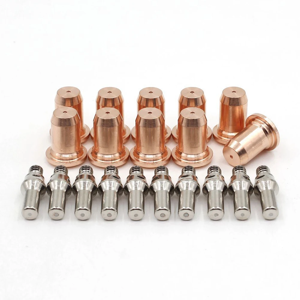 

20 Pcs Plasma Torch Electrode MT52582 Nozzle Tips MT51313P1.1 For PT60 Cutting Torch Tools Welding Equipment Accessories