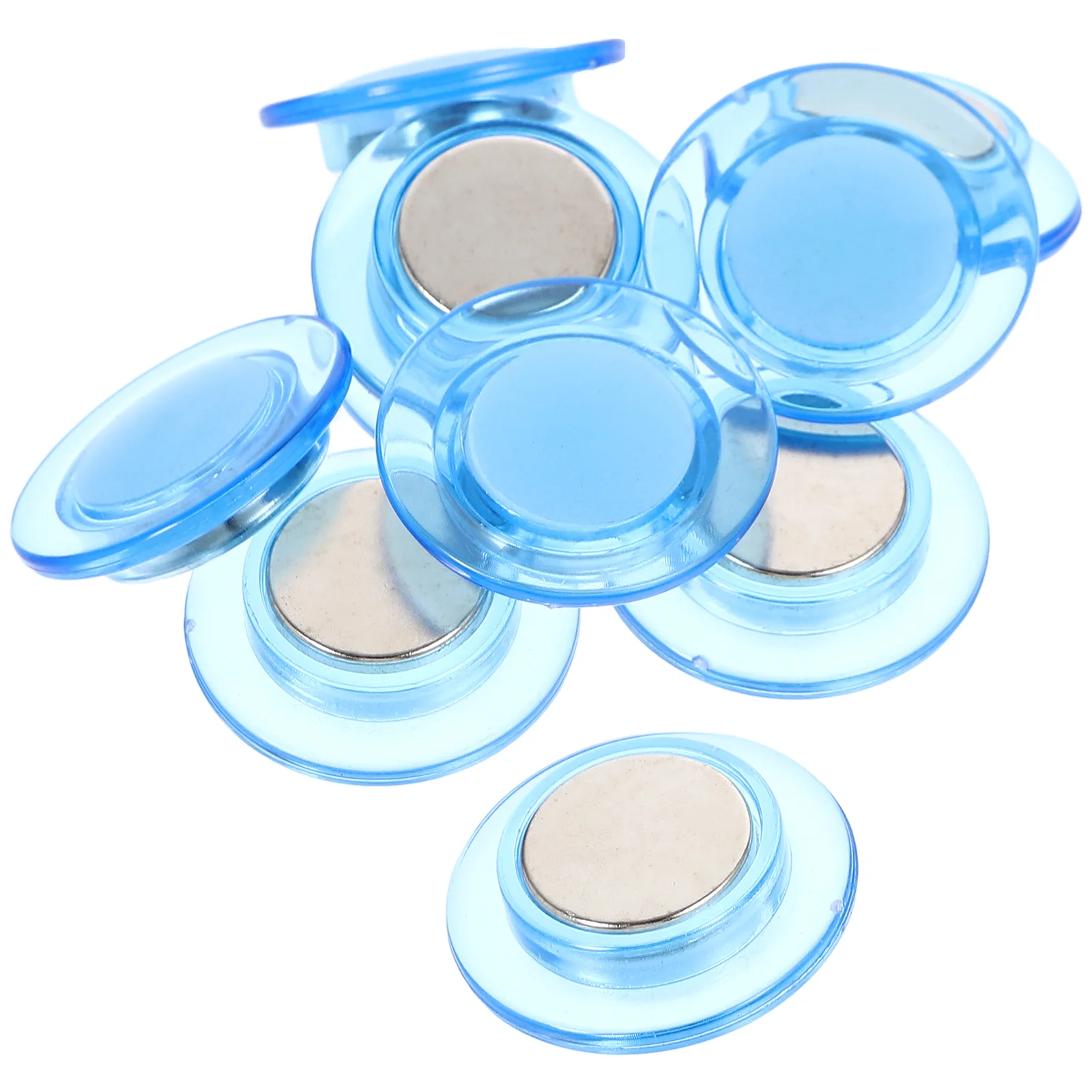 

10 Pcs White Boards Whiteboard Magnetic Pushpin Paper Fixing Tools Needle Blackboard Plastic Refrigerator Office