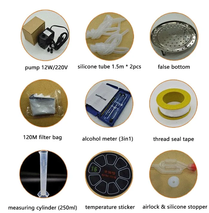 Спиртовой дистиллятор 35 л комплект для домашнего приготовления эфирных масел