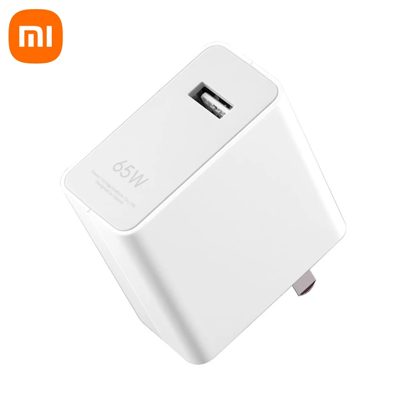 

Xiaomi 65W Usb Charger USB-A PD3.0 QC4.0 Fast Charge With 5A Type-c Cable Power Adapter For Laptop/Notebook/Pad/Mobile Phone