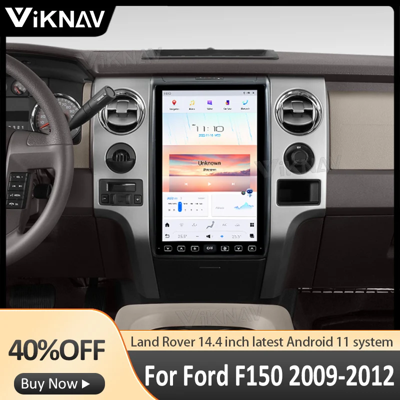 

14,4 дюймовый сенсорный экран GPS-навигация для Ford F150 2009-2012 Android автомобильное беспроводное Carplay автомобильное радио мультимедийный плеер головное устройство