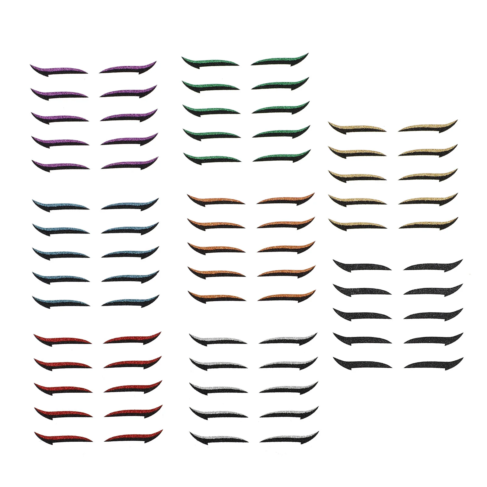 

Eyeliner Stickers Sticker Eyelid Reusable Double Eye Strip Adhesive Makeup Glitter Tapes Women Invisible Selfeyes Applicators