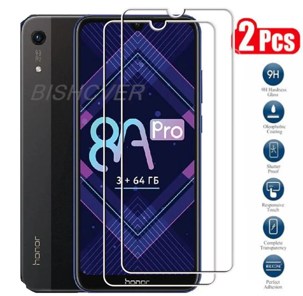 Закаленное стекло для Honor 8A, 6,09 дюйма, защитная пленка для экрана Honor 8A Prime, искусственная кожа, стекло L29