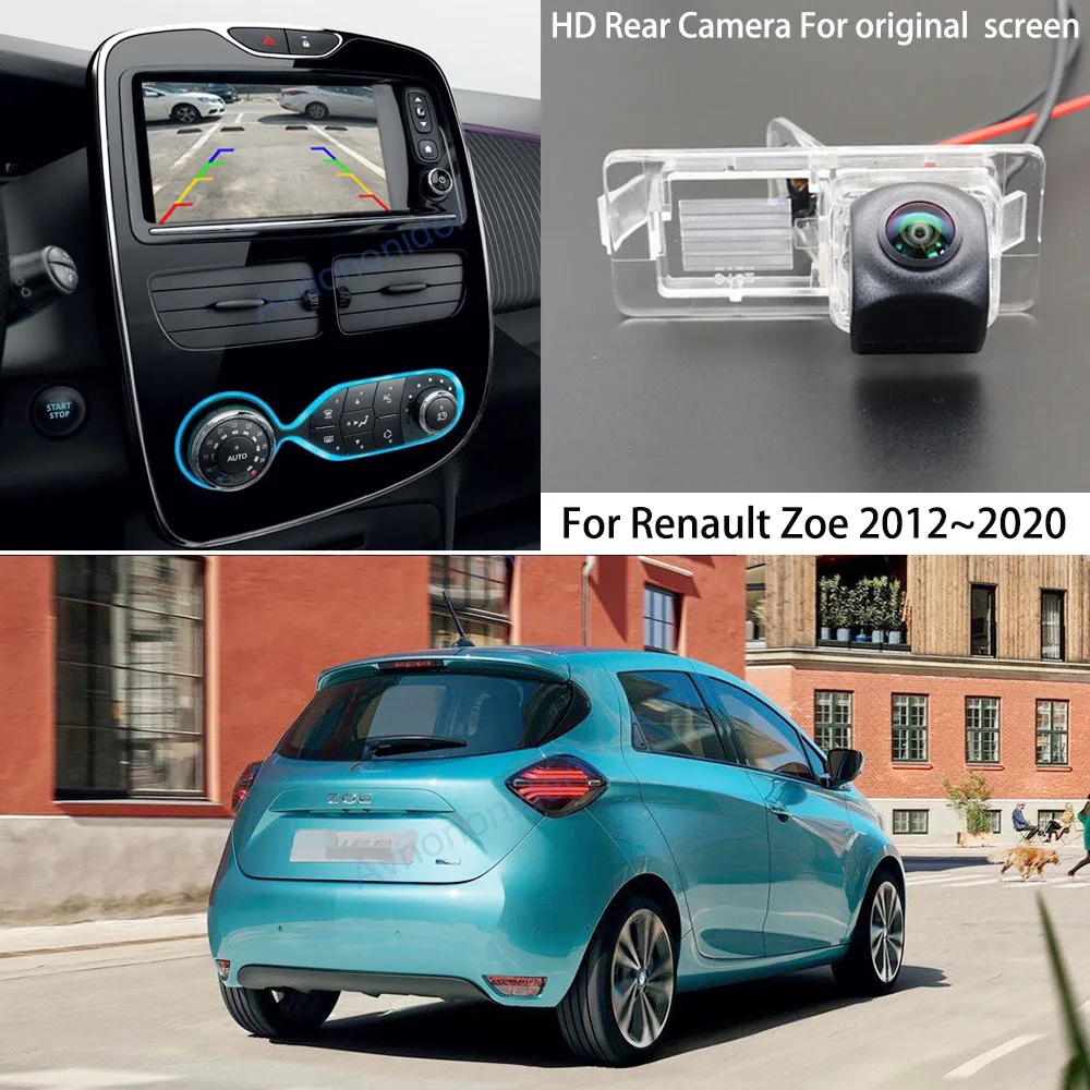 C24-контактный адаптерный кабель OEM-экран камеры заднего вида для Renault Zoe 2012 ~ 2020 Fish