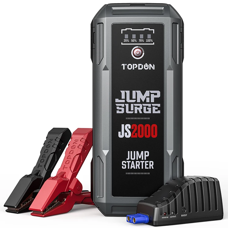 

TOPDON JumpSurge2000 2000A 2000A 12В аварийный многофункциональный внешний аккумулятор для грузовиков портативный аккумулятор стартер для автомобиля