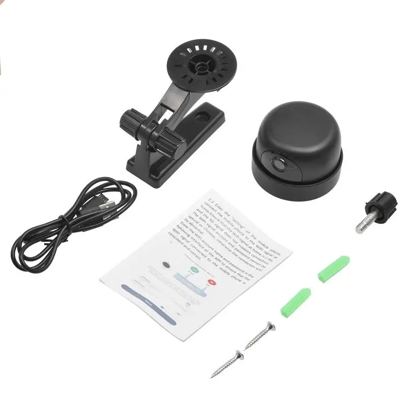 

1080P Indoor Camera 360 Degree Cam Wifi Home Security Camera Audio Night Vision With Mic Cloud SDCrad Storage Webcam Motion