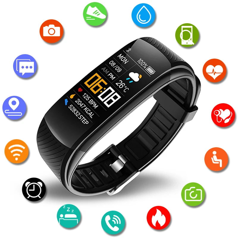

New Smart Band Men Women Smart Bracelet Fitness Tracker For Android IOS Heart Rate Monitor Smartband Smart Wrist Band Wrist-band
