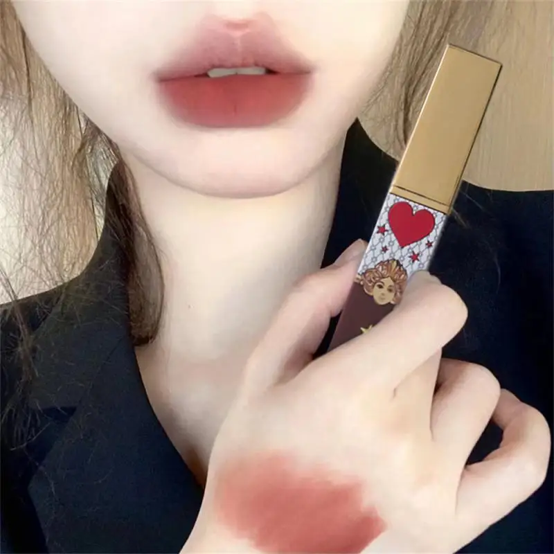 

6 Colors Liquid Lipstick Matte Lip Gloss For Women Lightweight Glaze Long Lasting Waterproof Lips Makeup Lip Sticks Cosmetics