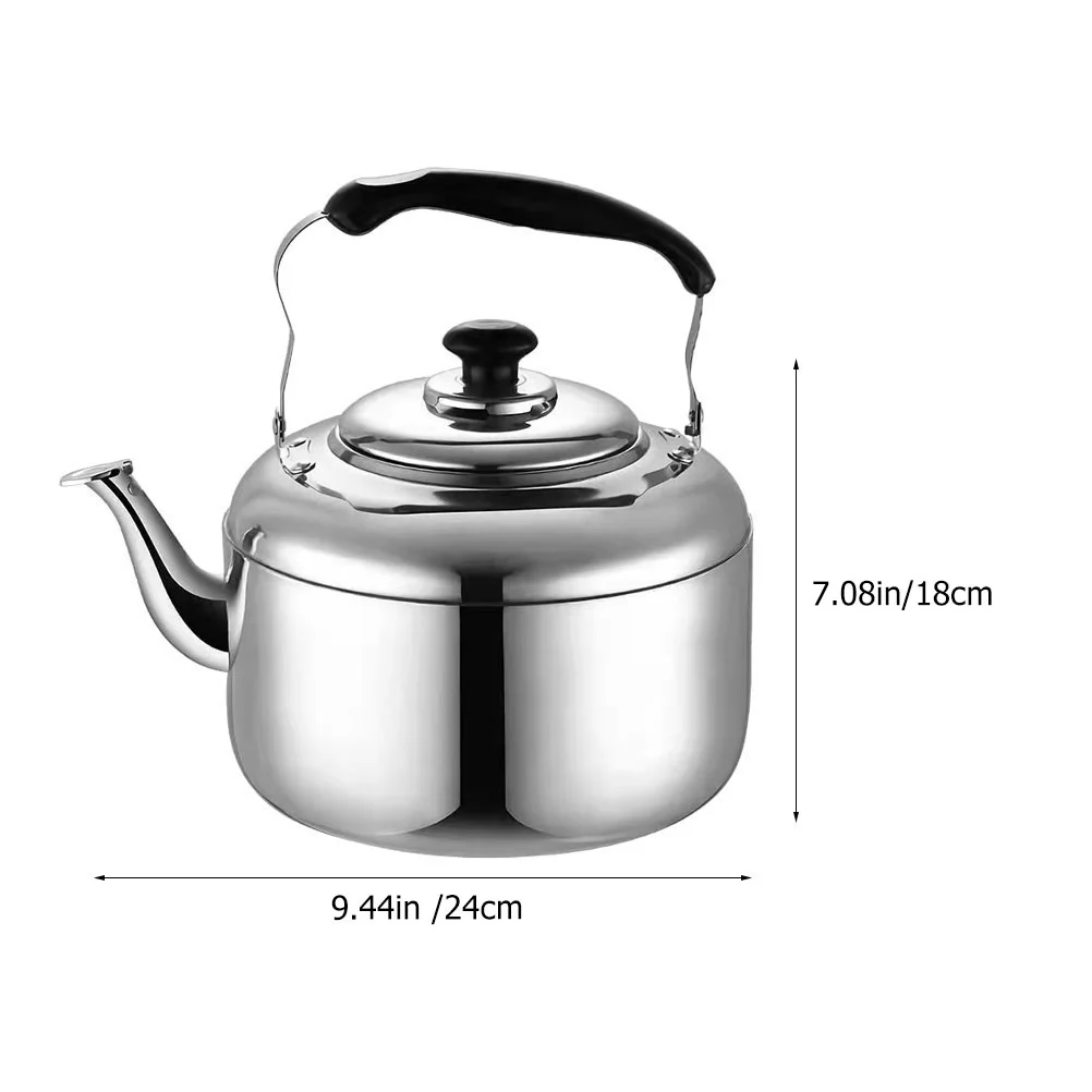 

Kettle Tea Water Stovetop Whistling Stove Teapotstainless Steelboiling Pot Gas Hot Kettles Camping Pots Boiler Coffee Loud