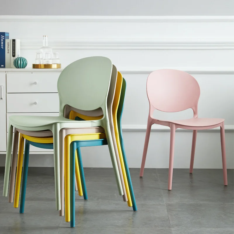 

Современные стулья в скандинавском стиле для кухни, спинки, обеденные стулья, многофункциональные стулья ожидания, многослойные стулья для...