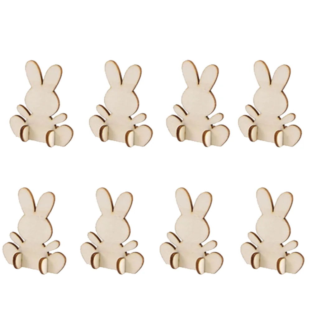 

40pcs Ornament Adorable Animal Desktop Rabbit Ornament Model for Home Office