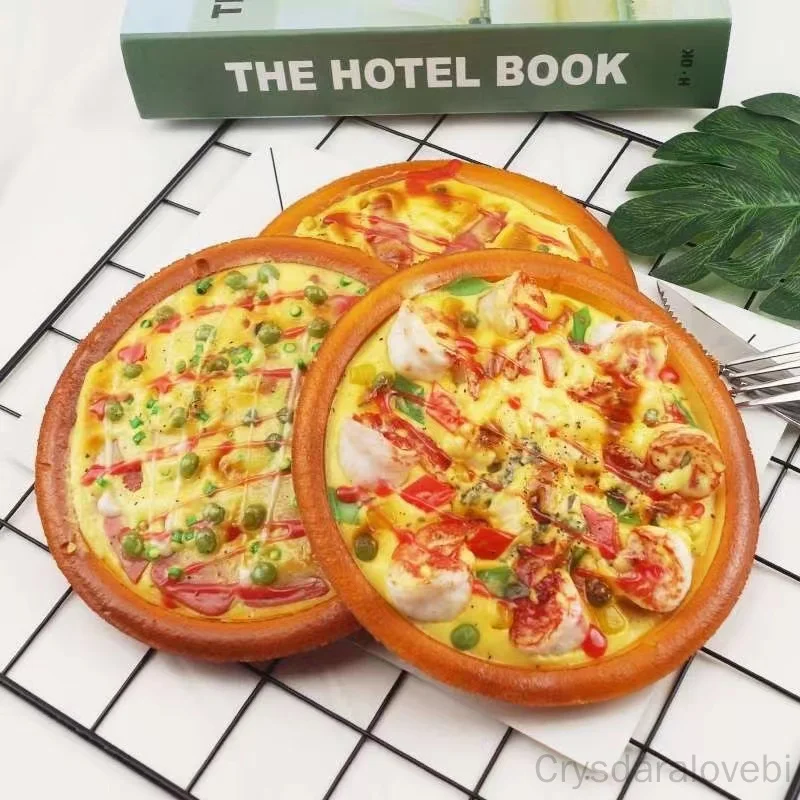 

Fake Pizza Simulation Food Model Artificial Western Cuisine Prop Children Play Toys INS Photography Props Home Decoration