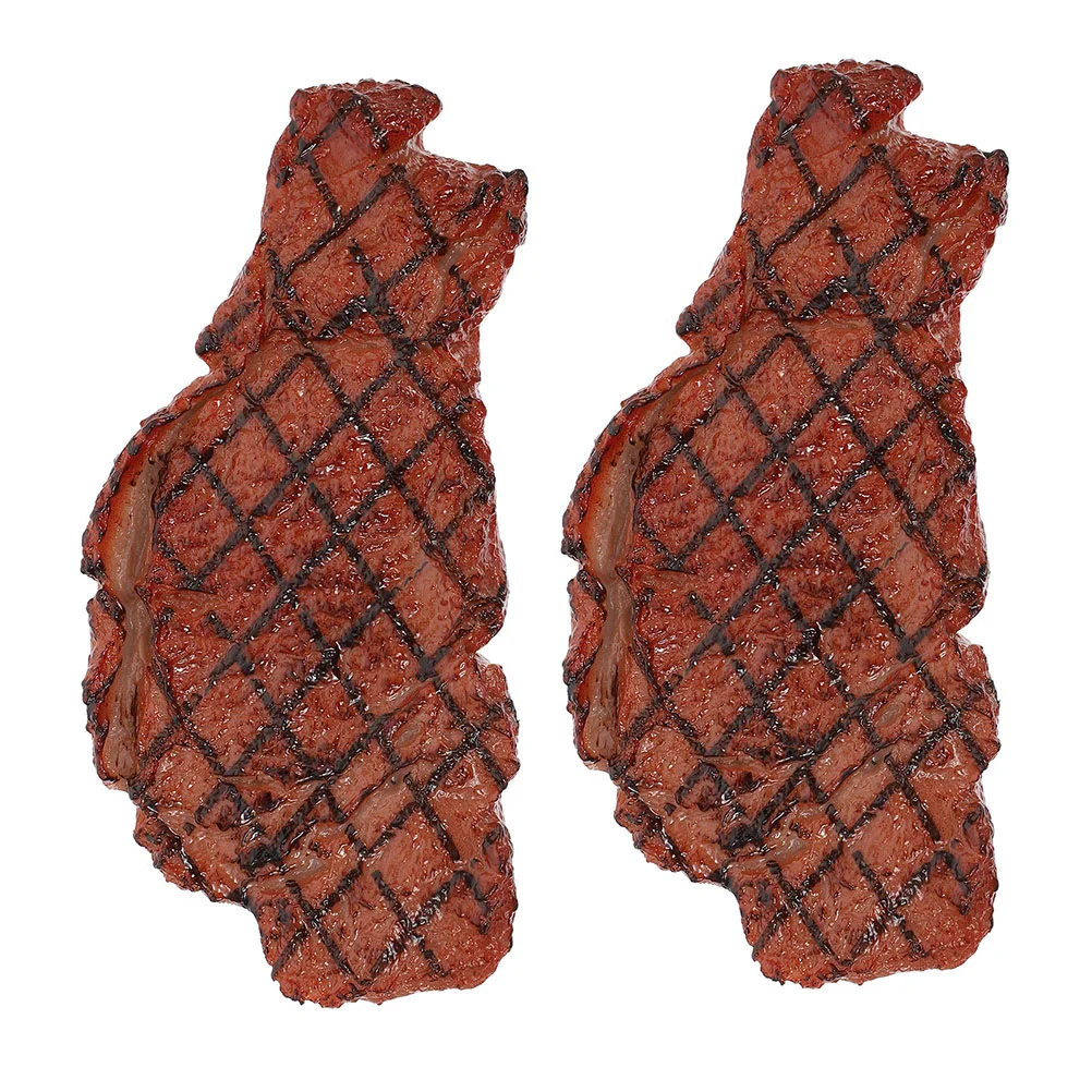 

Steakfake Artificial Meat Modeldisplaykitchen Play Beef Lifelikesimulation Props Pretend Realistic Prop Simulated Roastcooked