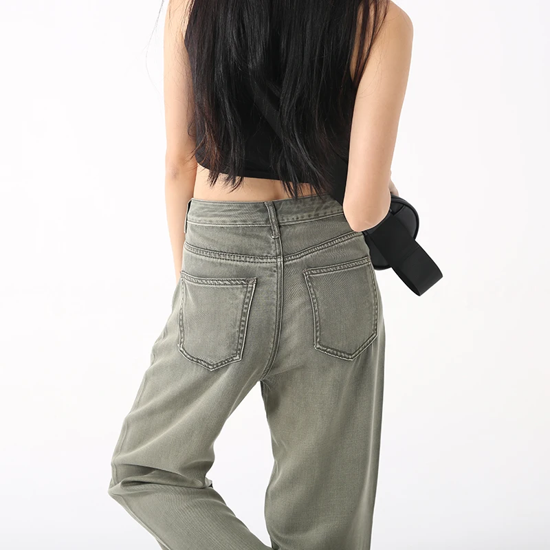 Женские джинсы OUSSYU из лиоцелла винтаж