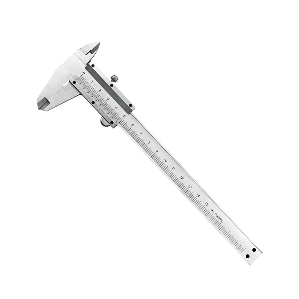 

0-150mm 0-200mm Carbon Steel Vernier Caliper Metal Micrometer Gauge Millimeter Inches Measuring Tool